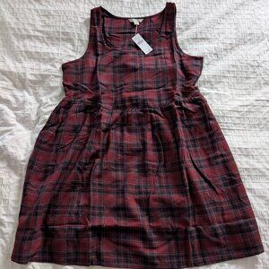 NWT American Eagle Short Plaid Dress size Large